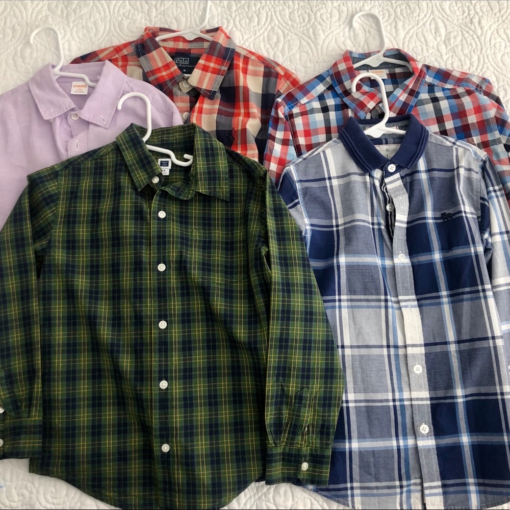 7 Shirts Bundle Janie & Jack,Ben Sherman,Gymboree